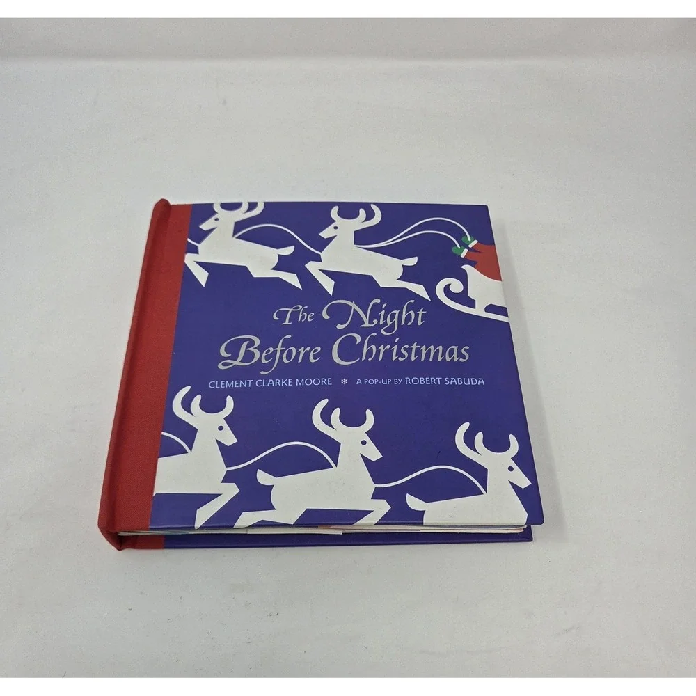 Night Before Christmas‎ Pop-Up Book Robert Sabuda 2002 First Edition Hard Back